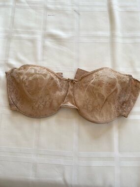 Christian Dior Strapless Lace Balconette Bra